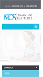 Mobile Screenshot of mdstraininginstitute.com
